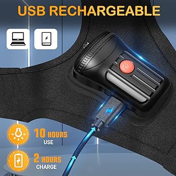 Amazon.com: Flashlight Gloves for Men Rechargeable (1 Pair